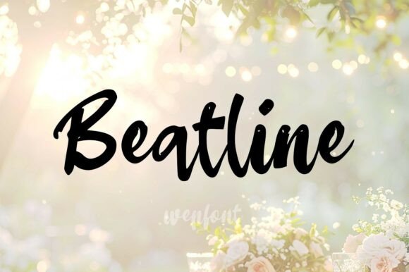 Beatline: A Modern Calligraphy Font with a Chic Edge