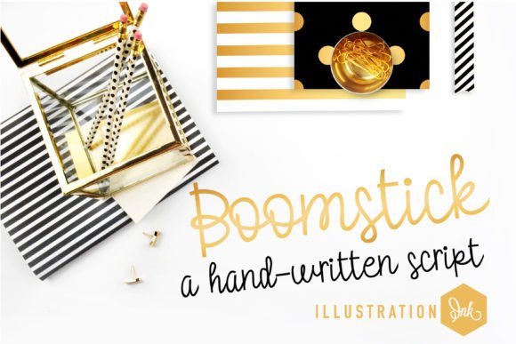 Boomstick: A Script Font That Adds Whimsy and Strategy to Your Design Work