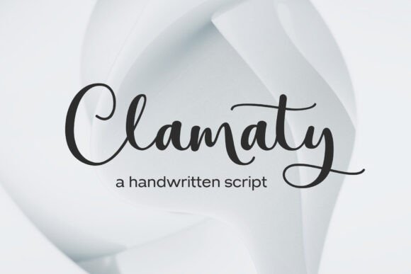 Clamaty Font: A Delicate Touch for Creative Projects