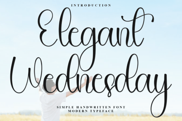 Elegant Wednesday: A Festive Font for Holiday Creativity