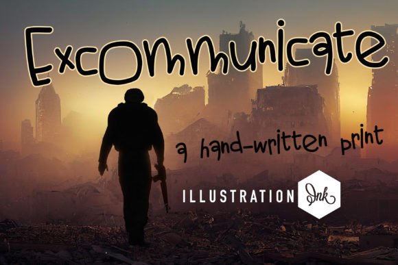 Excommunicate: A Bold Script Font for Modern Design