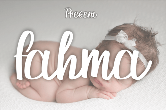 Fahma: A Modern Script Typeface for Elegant Design
