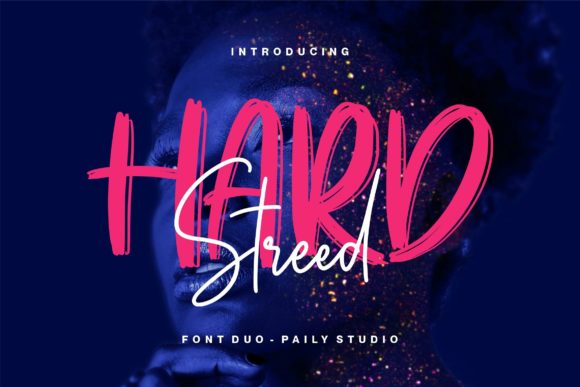 Hard Streed: A Magical Script and Display Duo Font for Creative Expression