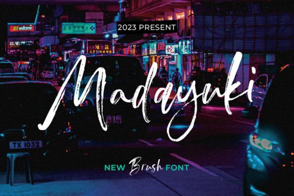 Madayuki: A Versatile Script Font for Creative Design