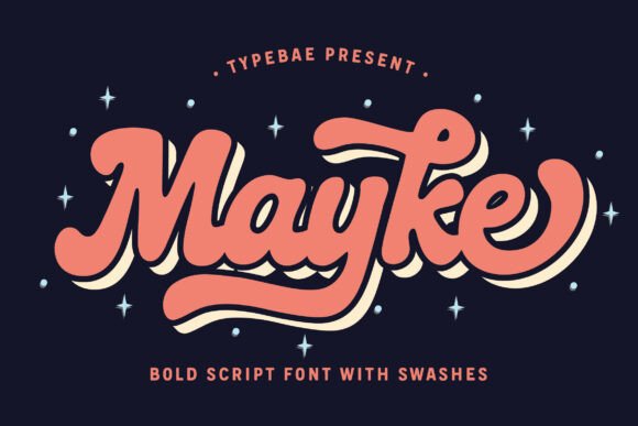 Mayke Regular: A Bold Script Font for Creative Expression
