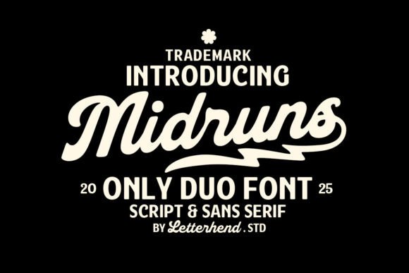 Midruns: A Strategic Font for Modern Design and Branding