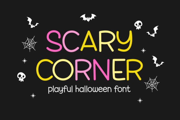 Scary Corner: A Whimsical Twist for Halloween Design