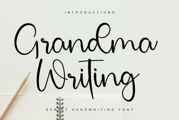 The Enchantment of Grandma Writing: A Holiday Font with Nostalgic Charm