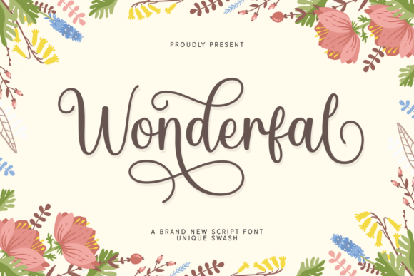 Wonderfal: A Graceful Script Font for Elegance and Creativity